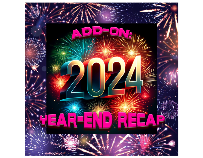 Image with fireworks; Add-On: 2024 Year-End Recap